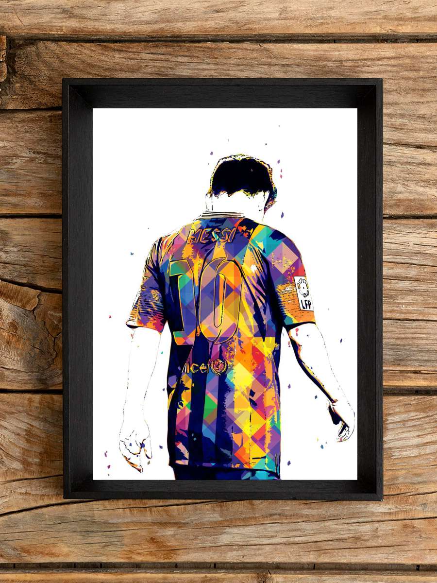 Lionel Messi Legend Futbol Poster Çerçevesiz Yüksek Kalite Futbolcu Duvar Poster