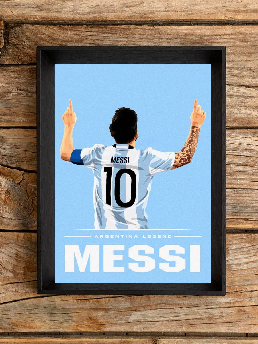 Lionel Messi Poster Futbol Poster Çerçevesiz Yüksek Kalite Futbolcu Duvar Poster