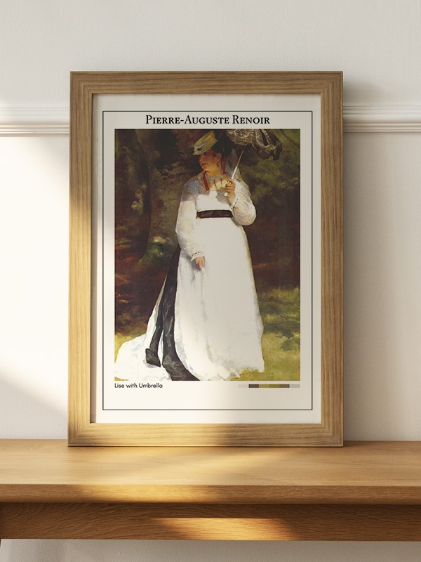 Pierre-Auguste Renoir Lise with Umbrella Poster - En İyi Fiyatlarla