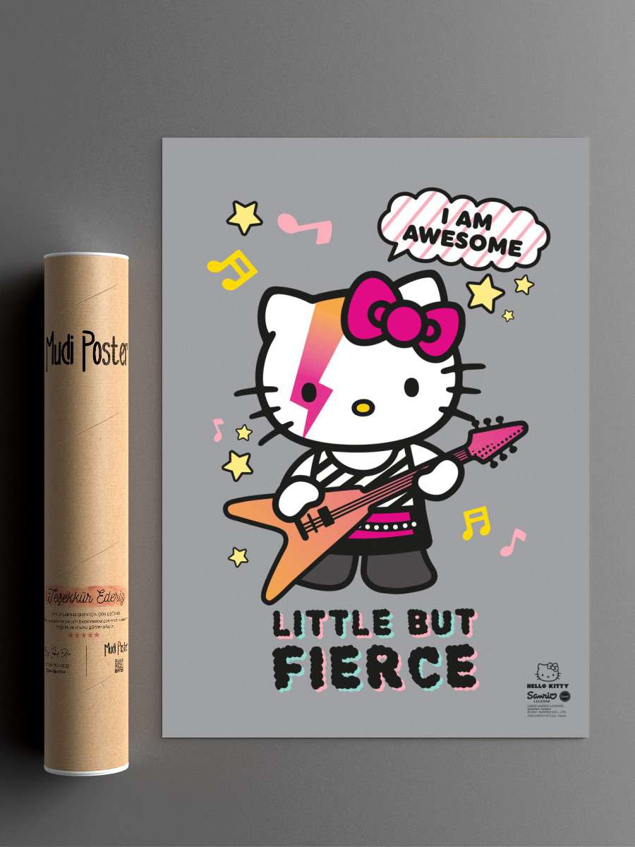 Little Rock Star Anime Poster Çerçevesiz Yüksek Kalite Anime Duvar Poster