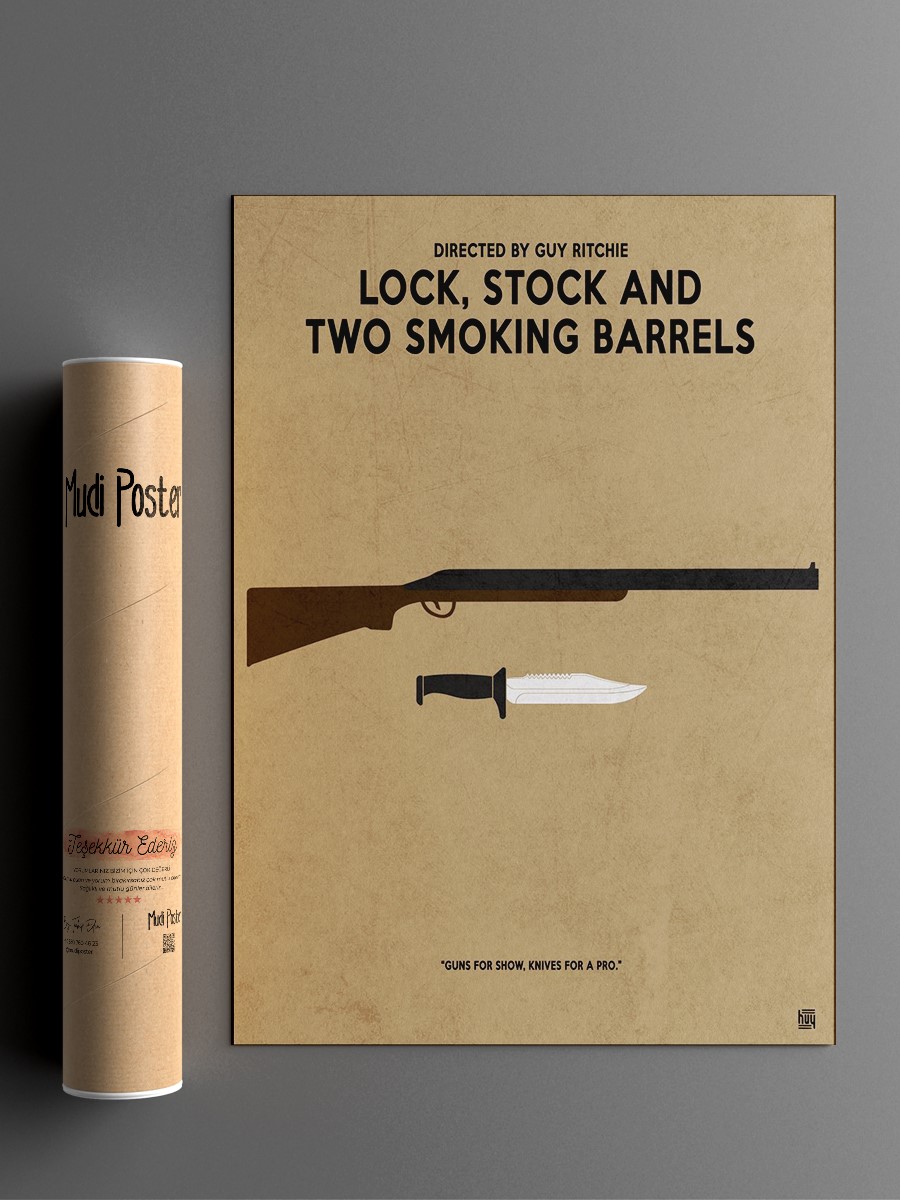 Lock Stock and Two Smokin Poster, Çerçevesiz Tv Film Poster