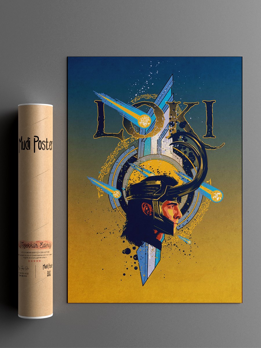 Loki Poster, Çerçevesiz Tv Film Poster