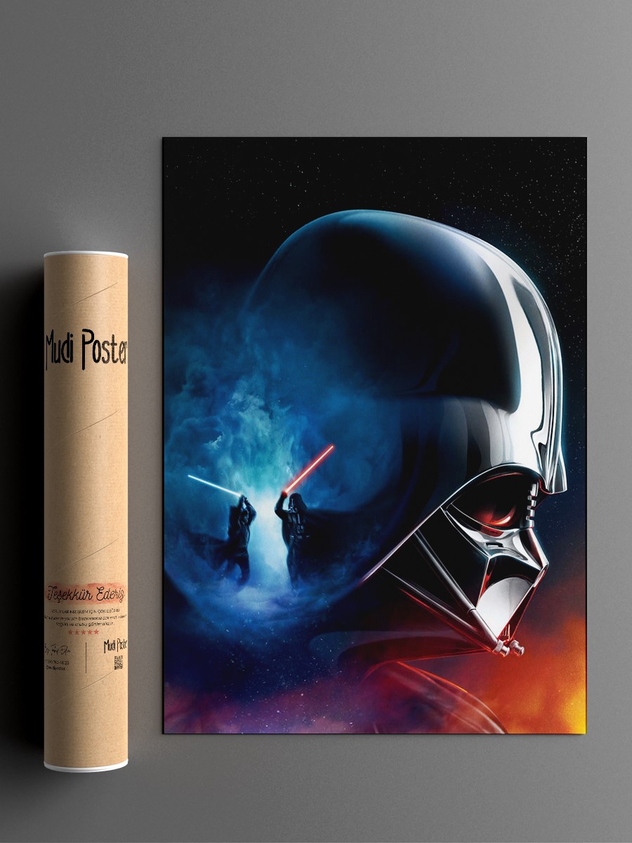 Lord Vader Poster Poster, Çerçevesiz Tv Film Poster