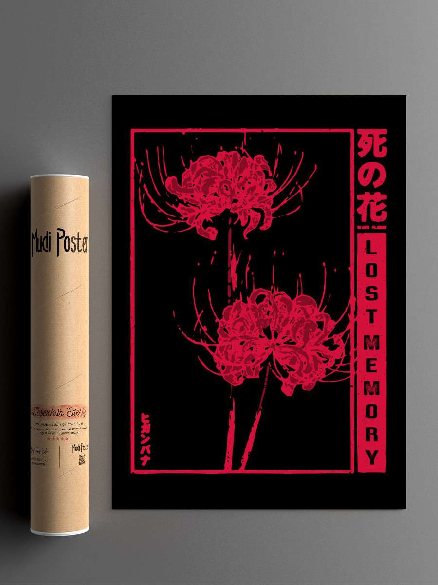 Lost Memory spider lily Anime Poster Çerçevesiz Yüksek Kalite Anime Duvar Poster