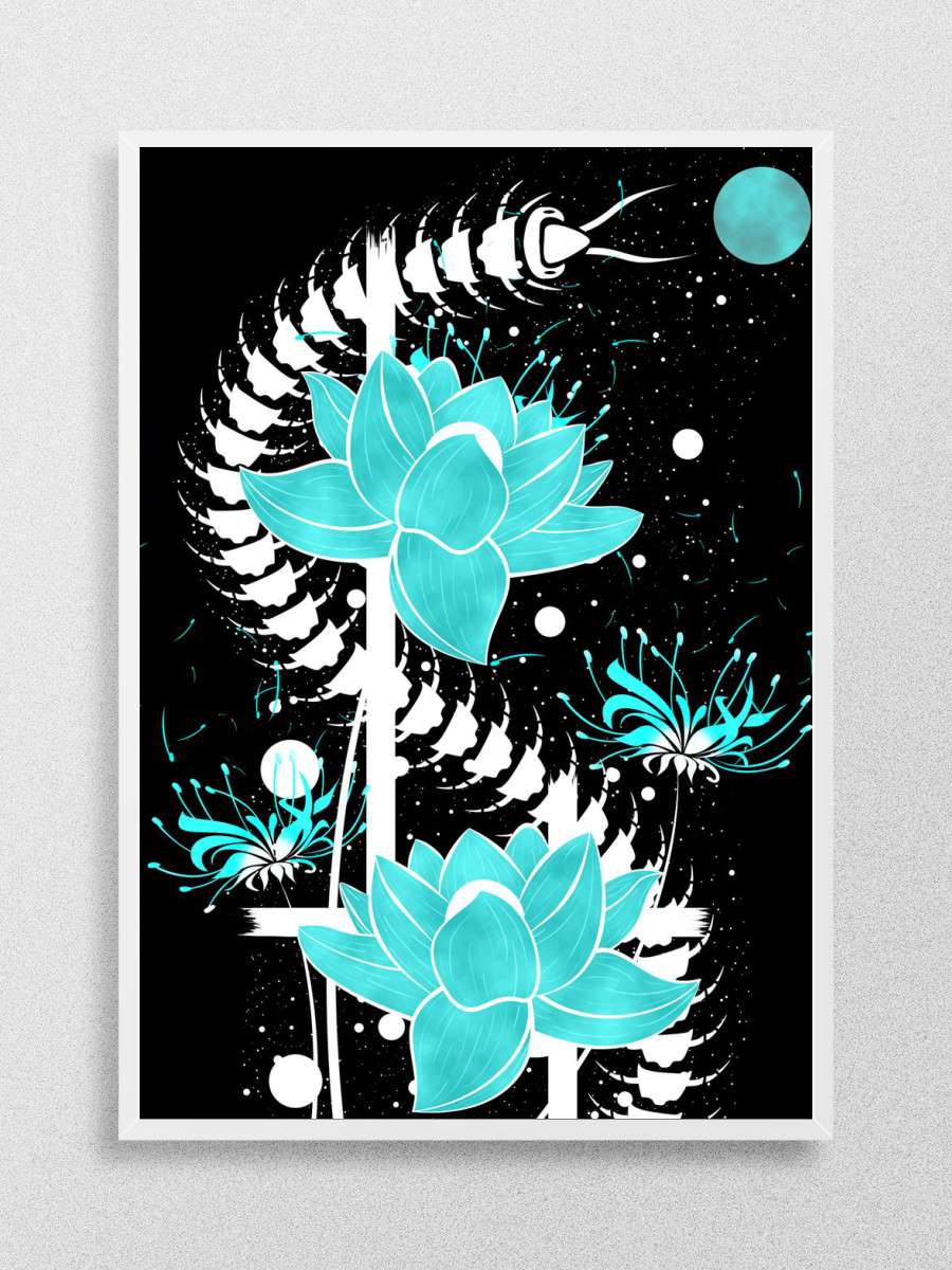 Lotus Centipede Anime Poster Çerçevesiz Yüksek Kalite Anime Duvar Poster