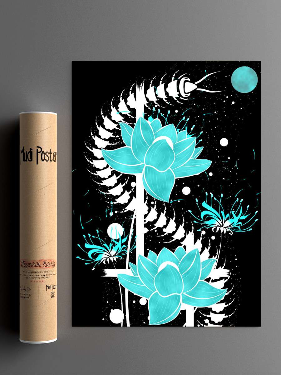 Lotus Centipede Anime Poster Çerçevesiz Yüksek Kalite Anime Duvar Poster