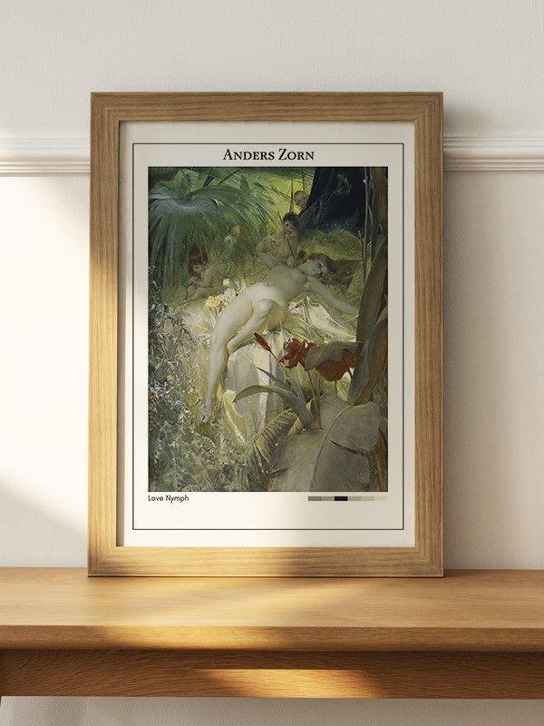 Anders Zorn Love Nymph Poster - En İyi Fiyatlarla