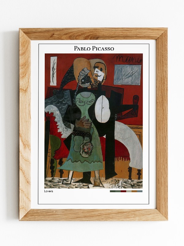 Pablo Picasso Lovers Poster