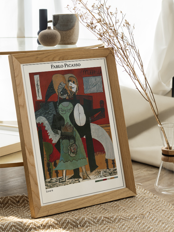 Pablo Picasso Lovers Poster