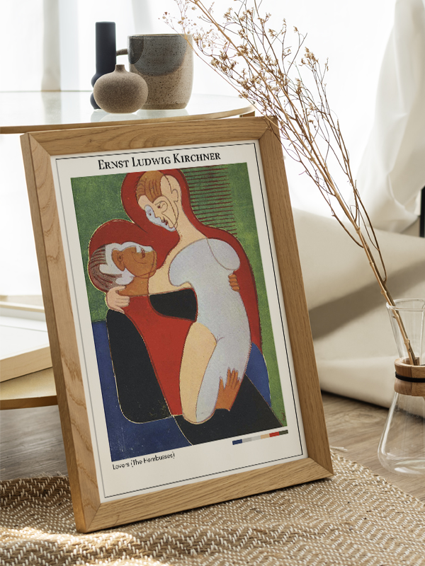 Ernst Ludwig Kirchner Lovers (The Hembusses) Poster