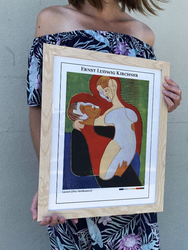 Ernst Ludwig Kirchner Lovers (The Hembusses) Poster