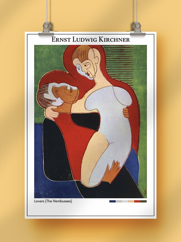 Ernst Ludwig Kirchner Lovers (The Hembusses) Poster