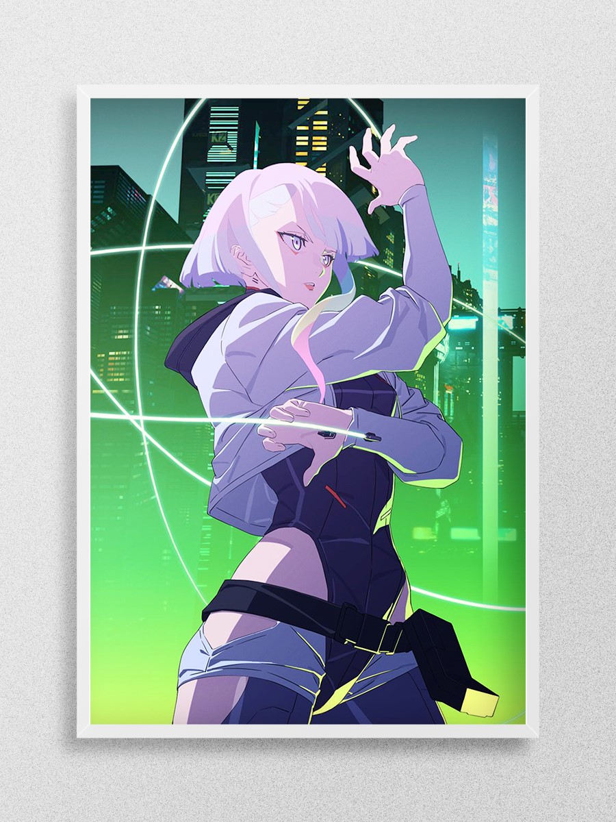 Lucy Edgerunners Anime Poster Çerçevesiz Yüksek Kalite Anime Duvar Poster