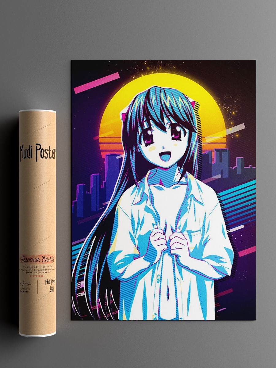 Lucy Anime Poster Çerçevesiz Yüksek Kalite Anime Duvar Poster