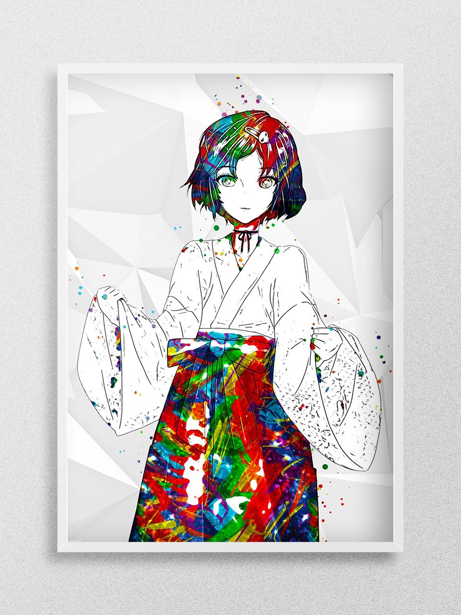 Luka Urushibara Anime Poster Çerçevesiz Yüksek Kalite Anime Duvar Poster