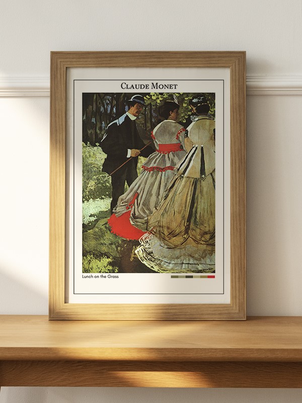 Claude Monet Lunch on the Grass Poster - En İyi Fiyatlarla