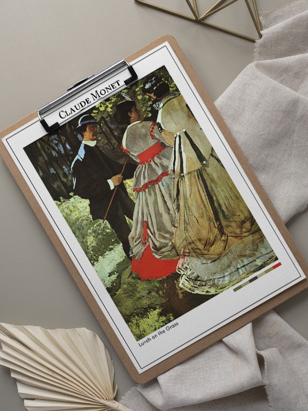 Claude Monet Lunch on the Grass Poster