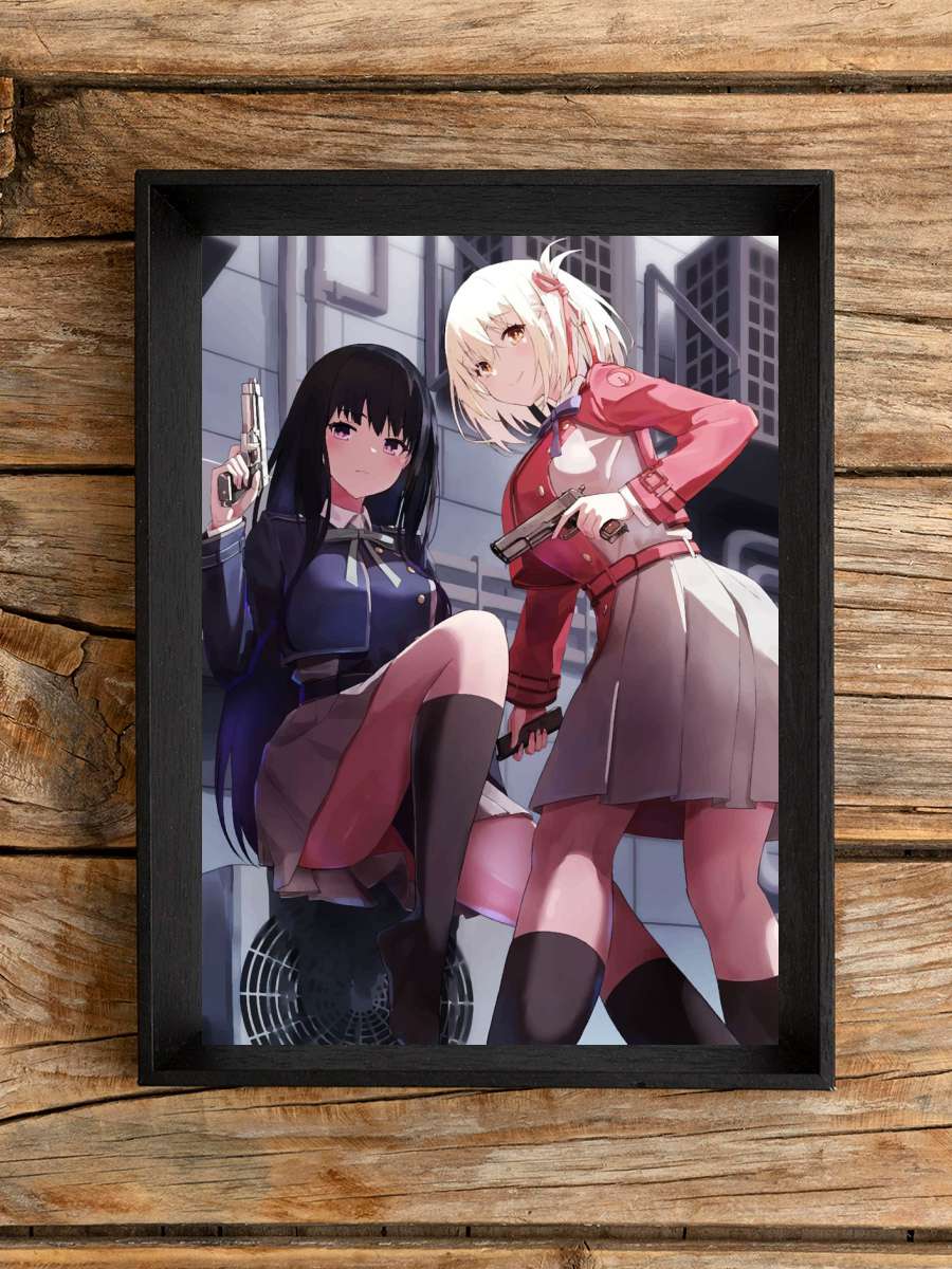 lycoris recoil Anime Poster Çerçevesiz Yüksek Kalite Anime Duvar Poster