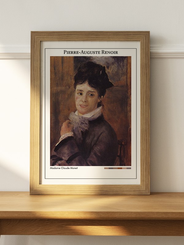 Pierre-Auguste Renoir Madame Claude Monet Poster - En İyi Fiyatlarla