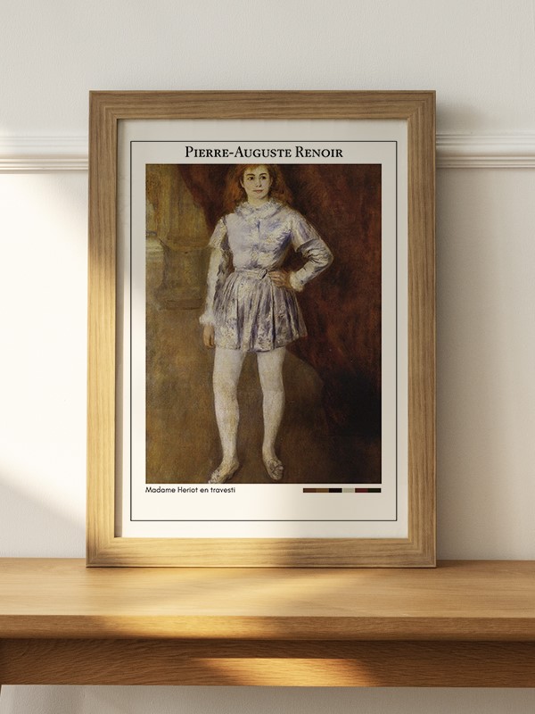 Pierre-Auguste Renoir Madame Heriot en travesti Poster - En İyi Fiyatlarla
