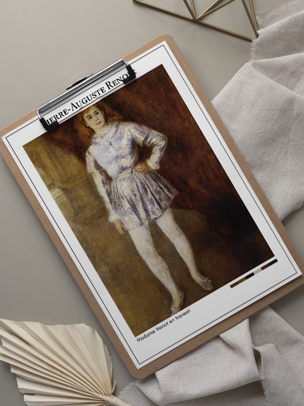 Pierre-Auguste Renoir Madame Heriot en travesti Poster