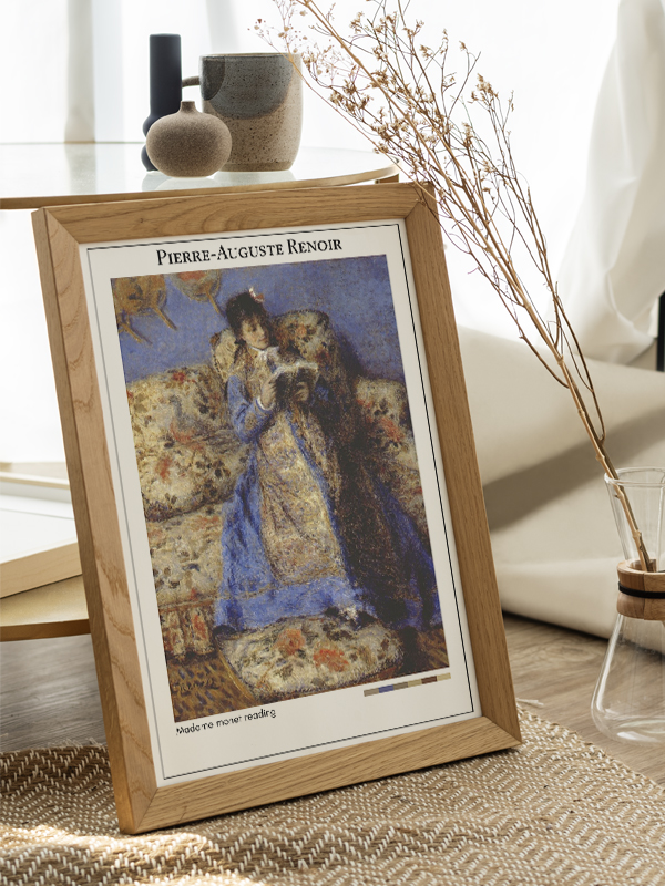 Pierre-Auguste Renoir Madame monet reading Poster