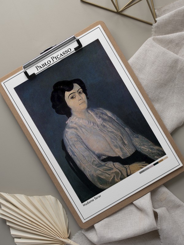 Pablo Picasso Madame Soler Poster