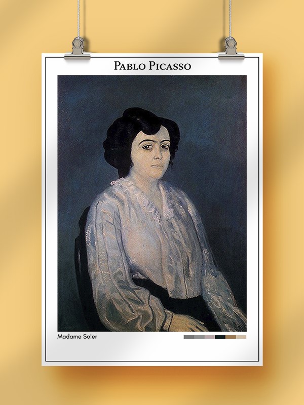 Pablo Picasso Madame Soler Poster