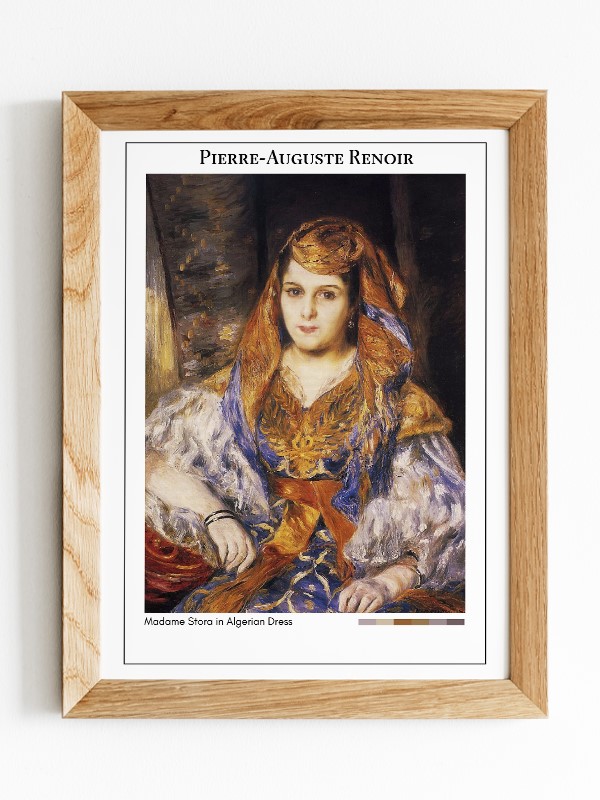 Pierre-Auguste Renoir Madame Stora in Algerian Dress Poster