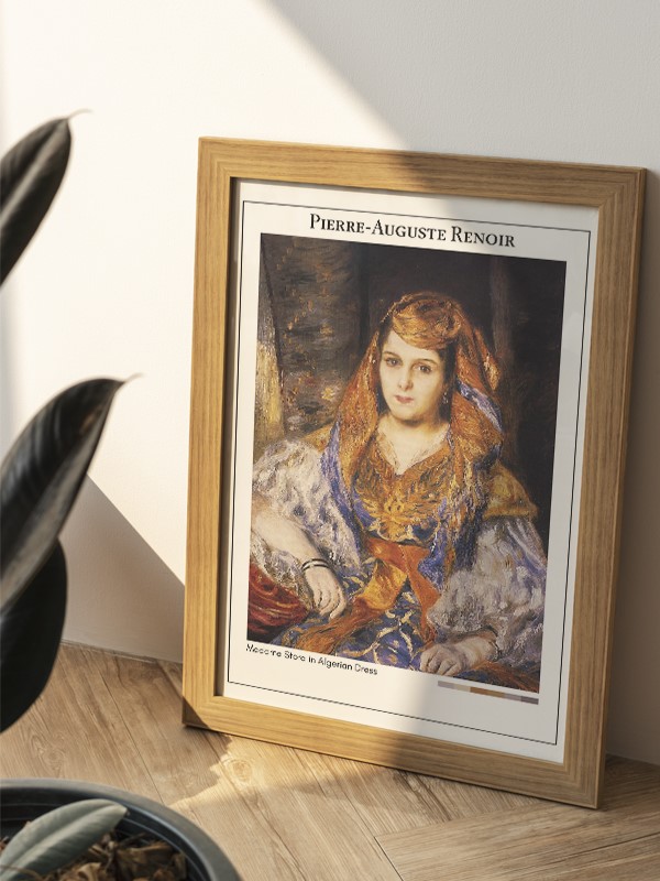 Pierre-Auguste Renoir Madame Stora in Algerian Dress Poster