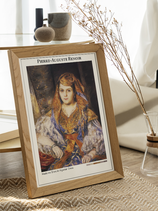 Pierre-Auguste Renoir Madame Stora in Algerian Dress Poster