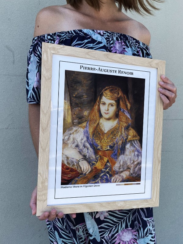 Pierre-Auguste Renoir Madame Stora in Algerian Dress Poster