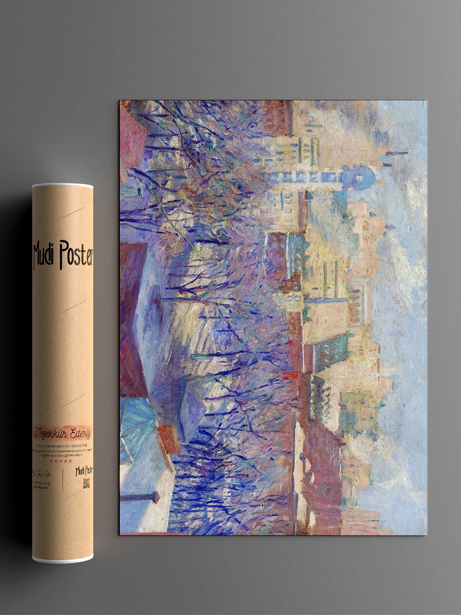 Madison Square Snow Tablo Sanatsal Ünlü Ressam Poster Çerçevesiz Yüksek Kalite Poster