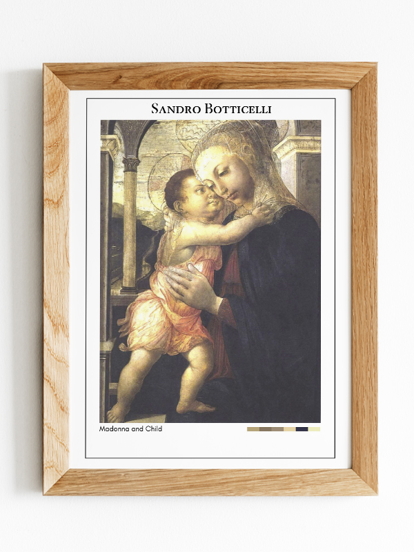 Sandro Botticelli Madonna and Child Poster