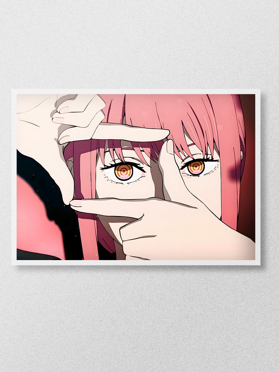 Makima Comander Anime Poster Çerçevesiz Yüksek Kalite Anime Duvar Poster