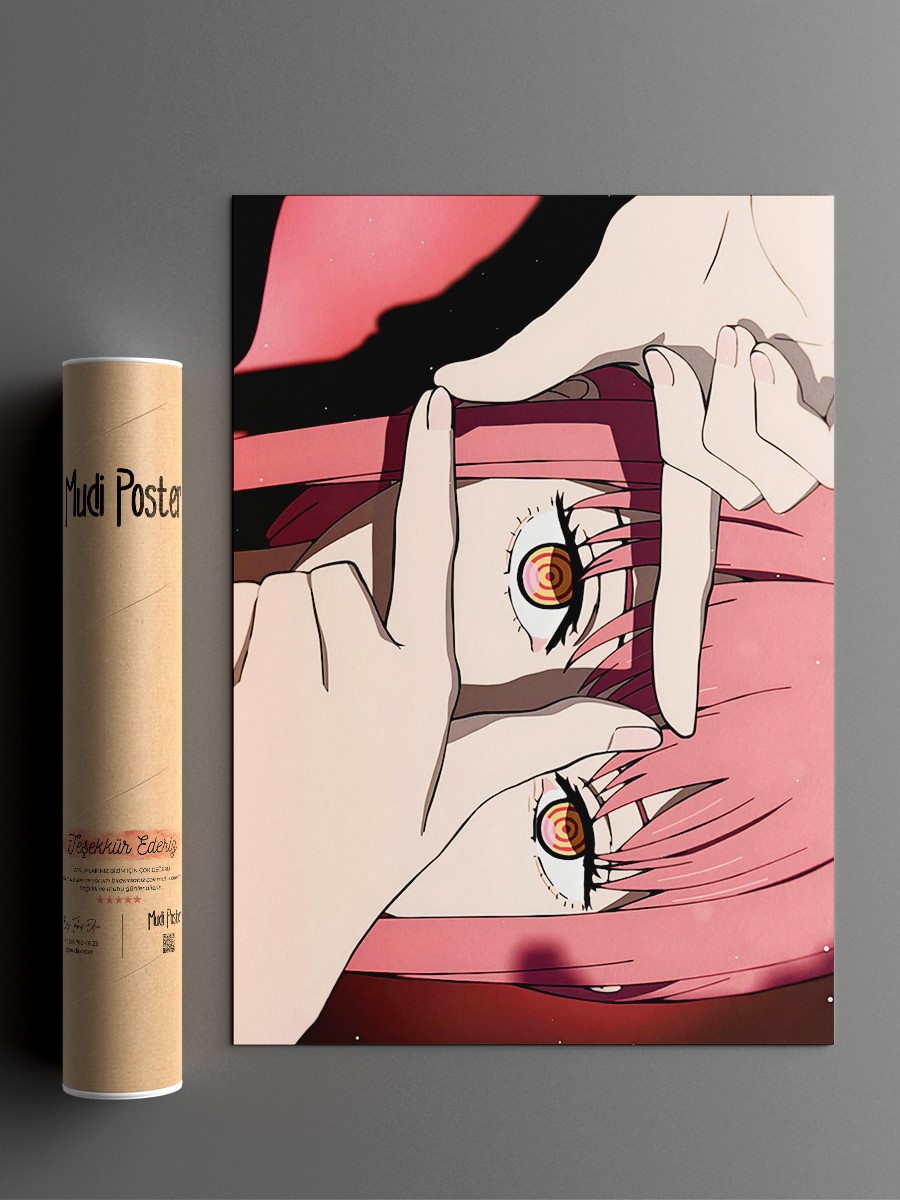 Makima Comander Anime Poster Çerçevesiz Yüksek Kalite Anime Duvar Poster