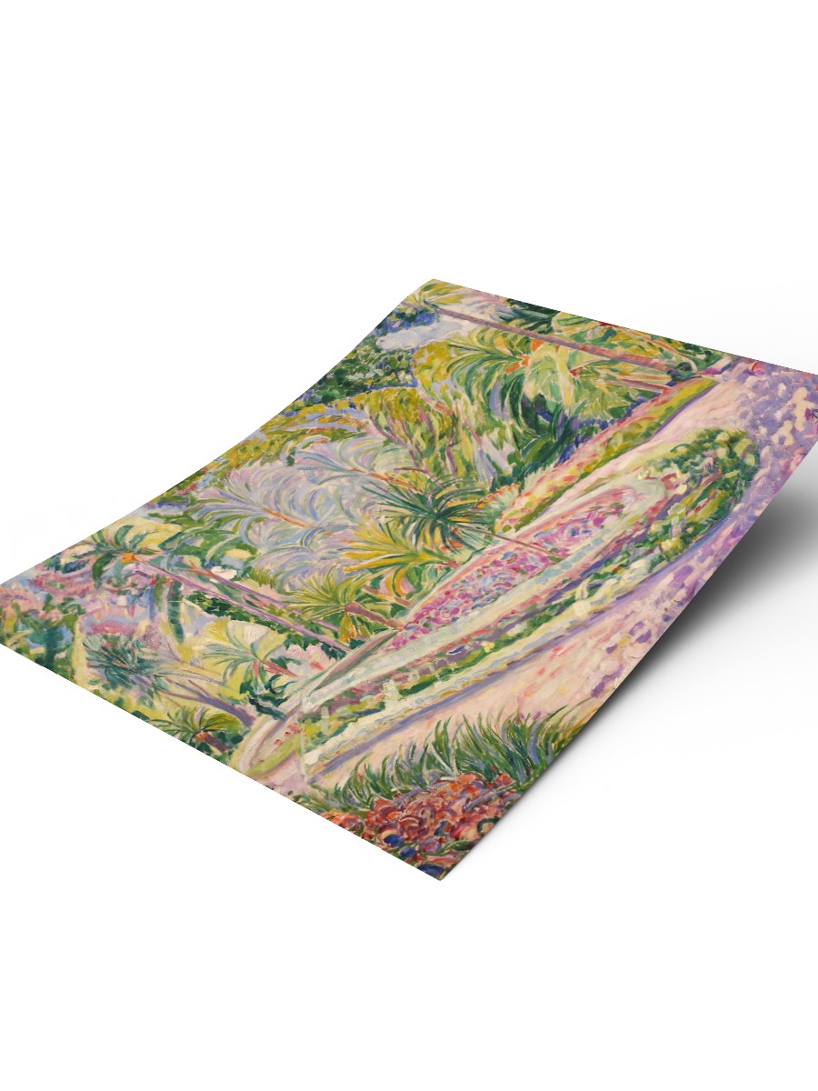 Malaga Garden  Tablo Sanatsal Ünlü Ressam Poster Çerçevesiz Yüksek Kalite Poster