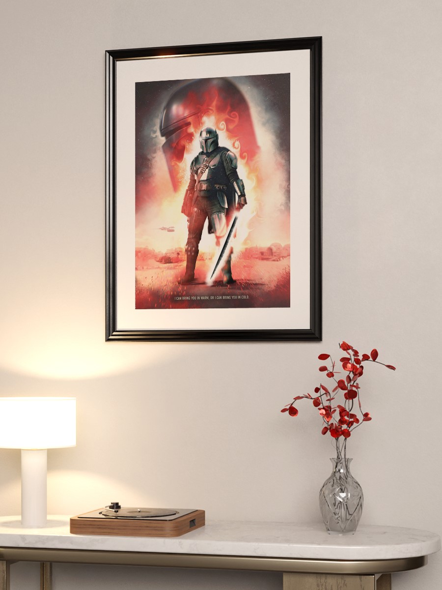 Mandalorian Poster, Çerçevesiz Tv Film Poster