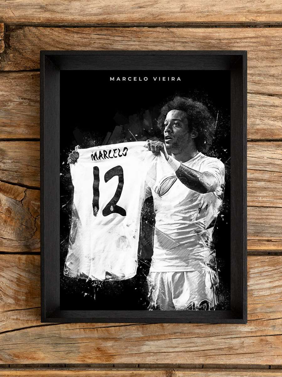 Marcelo Futbol Poster Çerçevesiz Yüksek Kalite Futbolcu Duvar Poster