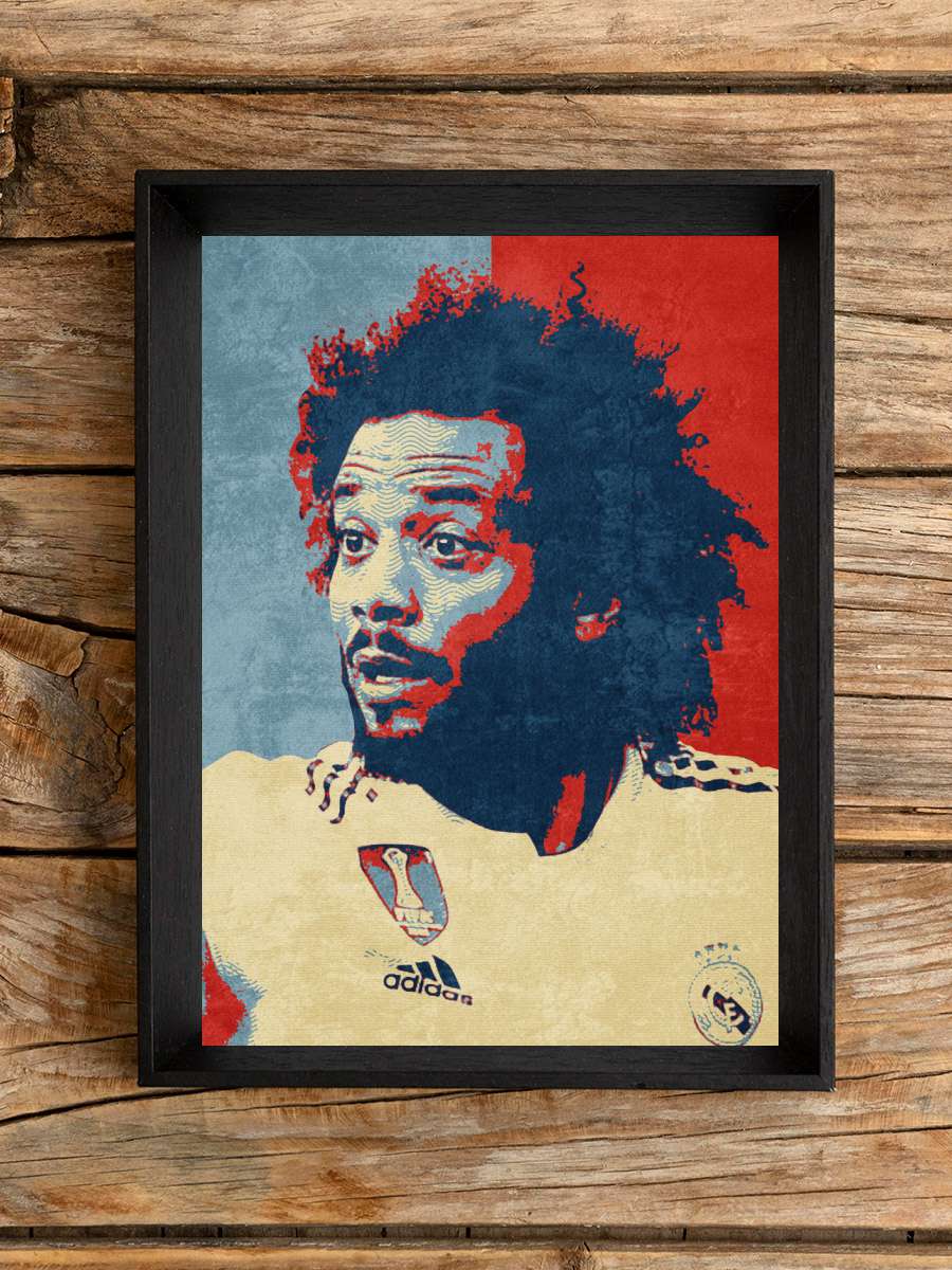 Marcelo Vieira Futbol Poster Çerçevesiz Yüksek Kalite Futbolcu Duvar Poster