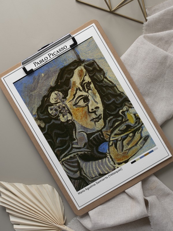 Pablo Picasso Maria Agustina Sarmiento (Velazquez) Poster