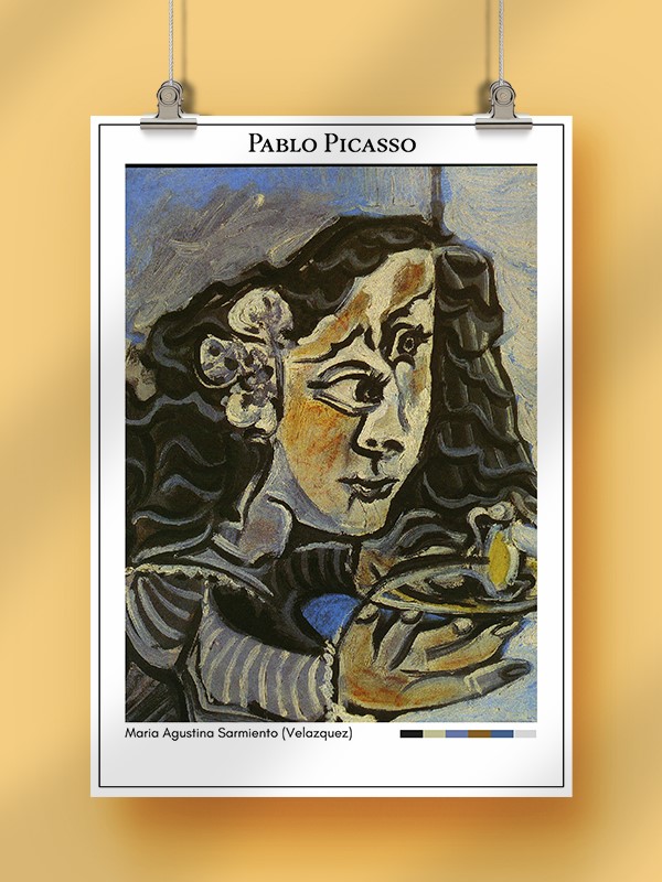 Pablo Picasso Maria Agustina Sarmiento (Velazquez) Poster