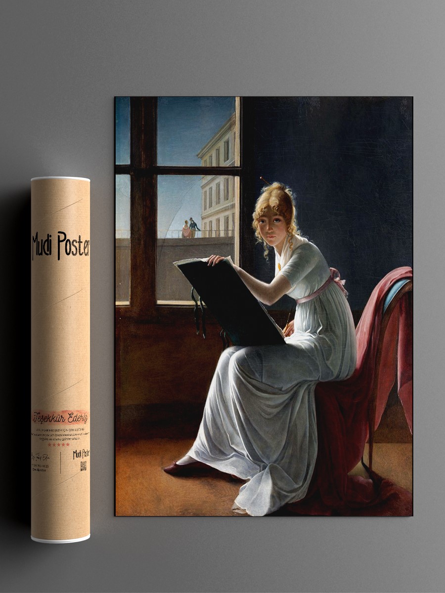 Marie Josephine Charlotte Tablo Sanatsal Ünlü Ressam Poster Çerçevesiz Yüksek Kalite Poster
