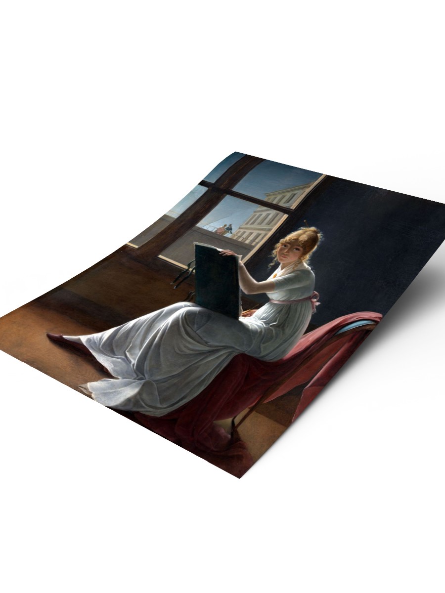 Marie Josephine Charlotte Tablo Sanatsal Ünlü Ressam Poster Çerçevesiz Yüksek Kalite Poster