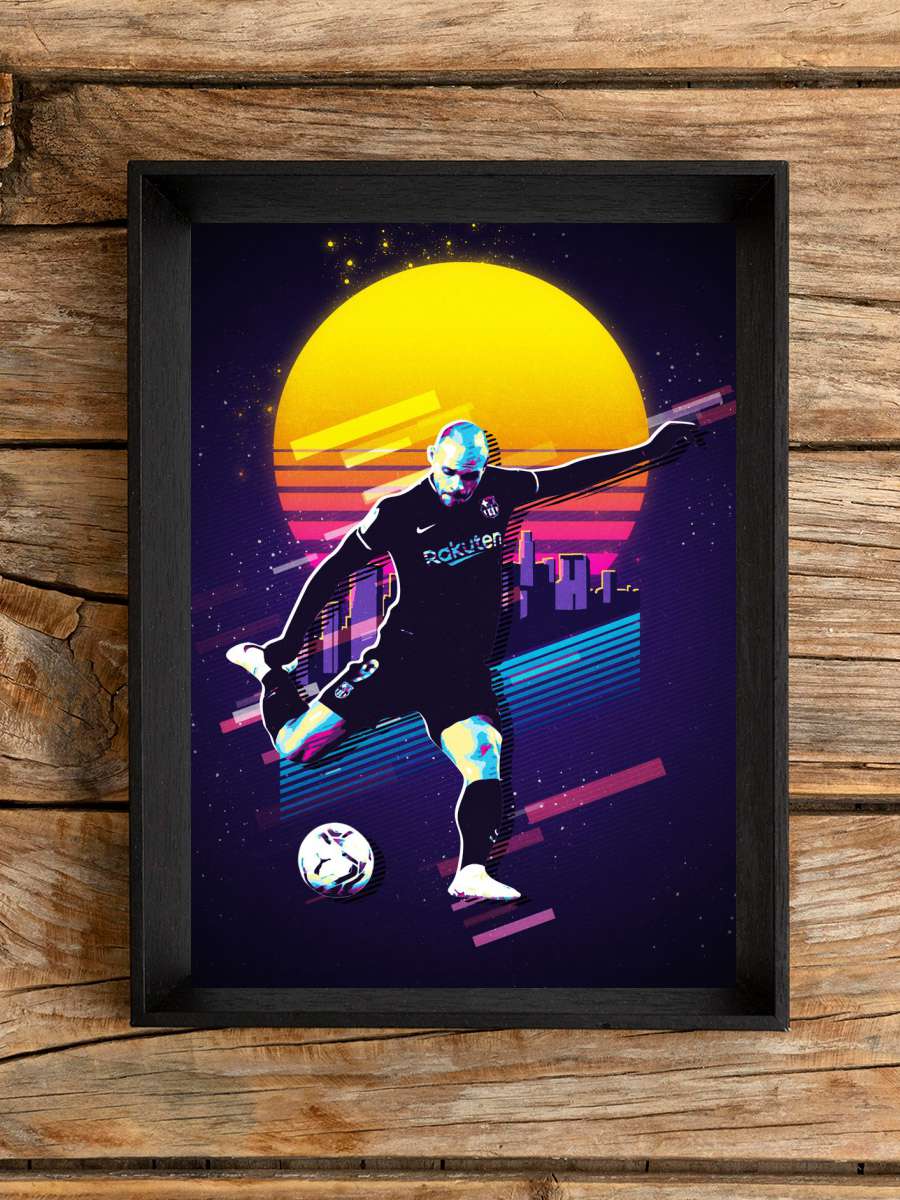 Martin Braithwaite Futbol Poster Çerçevesiz Yüksek Kalite Futbolcu Duvar Poster