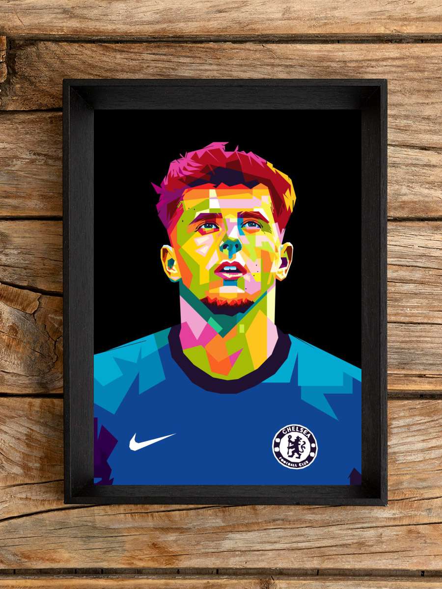 mason mount Futbol Poster Çerçevesiz Yüksek Kalite Futbolcu Duvar Poster