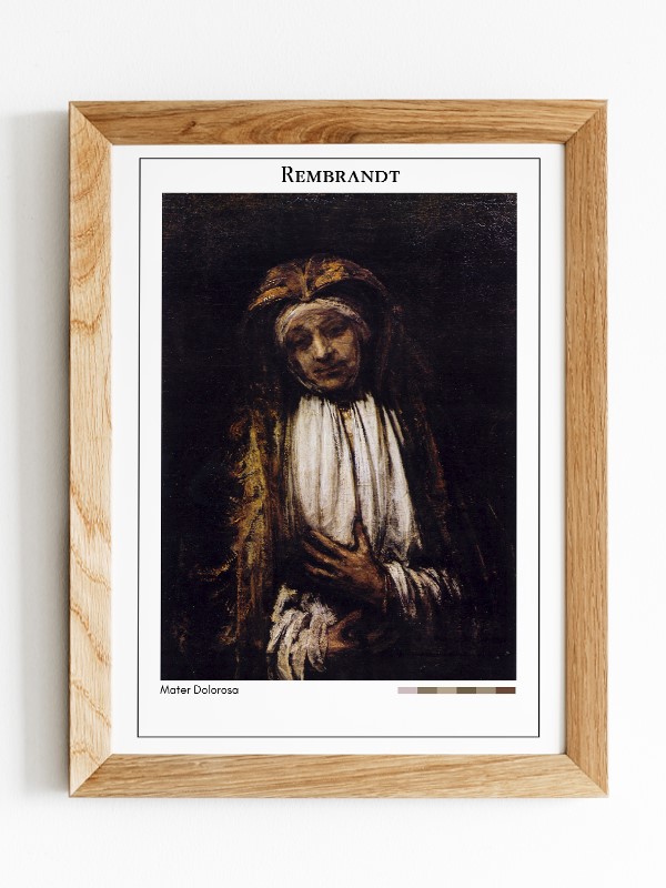 Rembrandt Mater Dolorosa Poster
