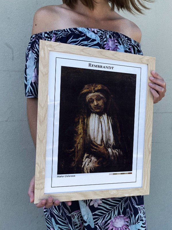 Rembrandt Mater Dolorosa Poster
