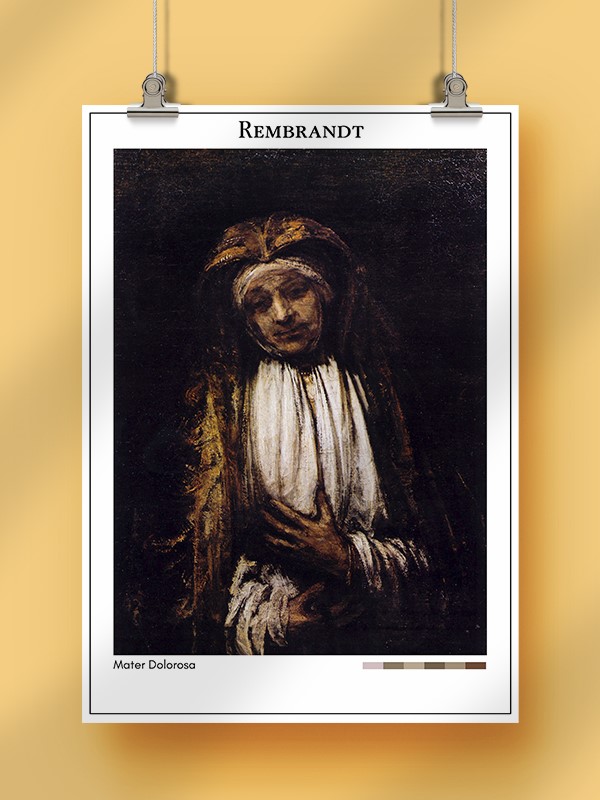 Rembrandt Mater Dolorosa Poster