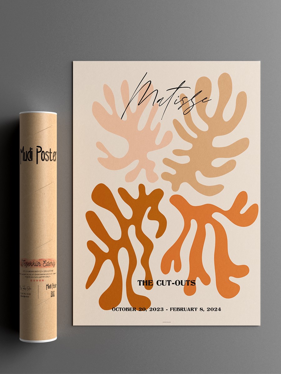 Matisse Modern Poster Çerçevesiz Duvar Tablosu Sanatsal Poster